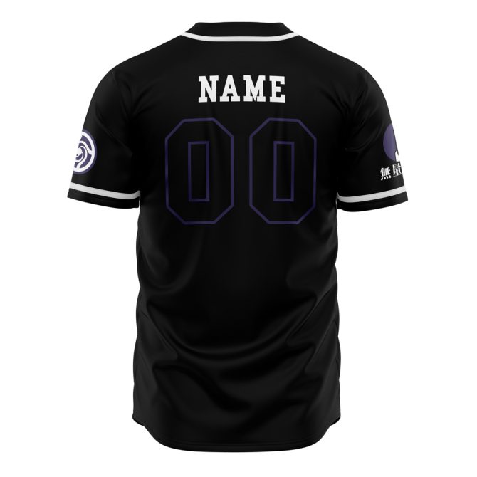 Custom Tokyo Baseball Jersey - Stylish Black & White Design With Personalized Name & Number - Image 3
