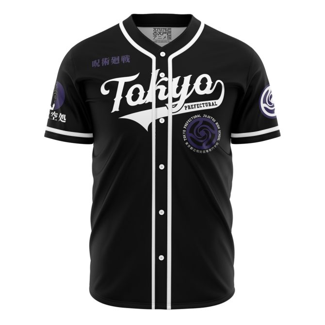 Custom Tokyo Baseball Jersey - Stylish Black & White Design With Personalized Name & Number - Image 2