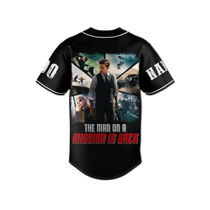 Custom Mission Impossible 7 Jersey - Personalized Movie Fan Gear For Action Lovers - Image 3