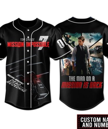 Custom Mission Impossible 7 Jersey - Personalized Movie Fan Gear For Action Lovers