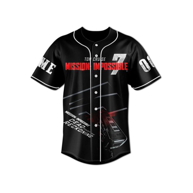 Custom Mission Impossible 7 Jersey - Personalized Movie Fan Gear For Action Lovers - Image 2