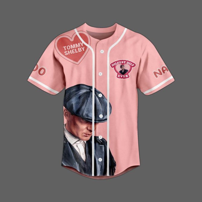 Customizable Tommy Shelby Baseball Jersey - Unique Design, Add Your Name & Number! - Image 3