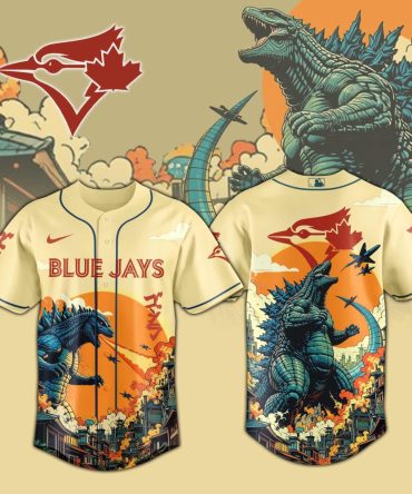 Limited Edition Blue Jays Godzilla Jersey - Bold Graphic Design & Premium Quality