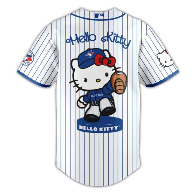Hello Kitty X Blue Jay Baseball Jersey & Cap Set - Limited Edition - Image 3
