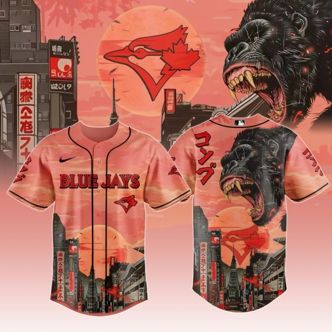 Limited Edition Blue Jays Graphic Baseball Jersey - Bold Urban Design & Fierce Artistry