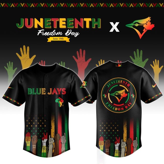 Celebrate Juneteenth In Style – Limited Edition Blue Jays Freedom Day Jersey