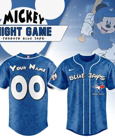 Custom Mickey Mouse Toronto Blue Jays Jersey - Personalized Baseball Shirt