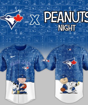 Limited Edition Blue Jays X Peanuts Jersey – Celebrate In Style With Snoopy & Charlie Brown!