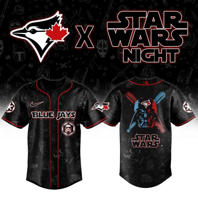 Limited Edition Blue Jays X Star Wars Night Jersey - Ultimate Fan Gear! - Image 2