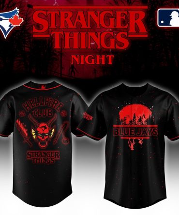 Exclusive Blue Jays X Stranger Things Night Jersey – Limited Edition Fan Gear!
