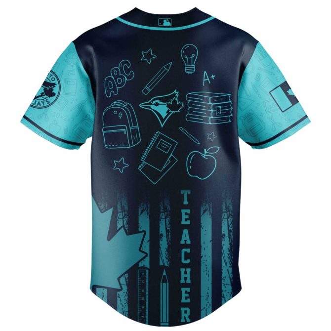 Blue Jays Teacher Appreciation Jersey - Perfect Gift For Educators, Stylish & Comfortable Fan Gear - Image 3