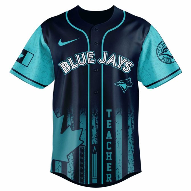 Blue Jays Teacher Appreciation Jersey - Perfect Gift For Educators, Stylish & Comfortable Fan Gear - Image 2