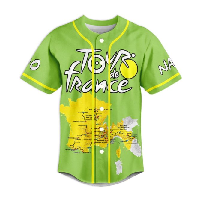 Custom Tour De France Jersey - Personalized Name & Number - Limited 111Th Edition Cycling Shirt - Image 2