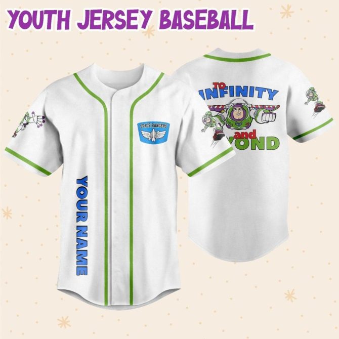 Custom Kids/Adult Baseball Jersey - Space Rangers Design, Add Your Name & Number! - Image 6