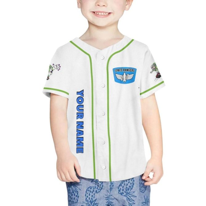 Custom Kids/Adult Baseball Jersey - Space Rangers Design, Add Your Name & Number! - Image 5