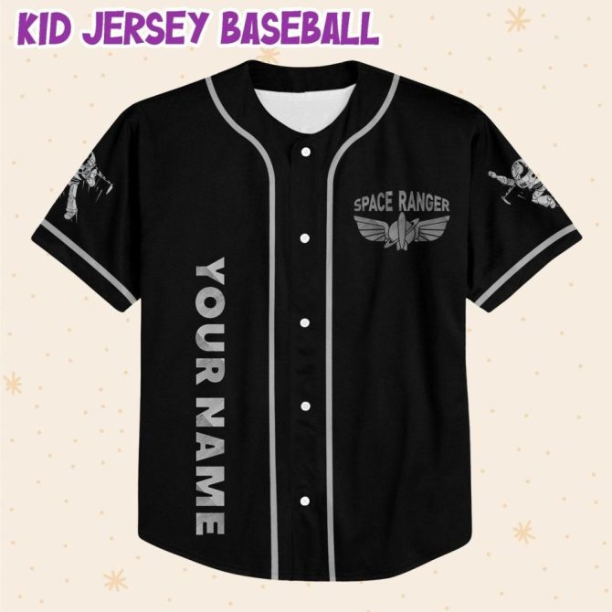 Custom Buzz Lightyear Baseball Jersey - Kid/Youth/Adult Sizes - Personalized Name & Number - Image 3