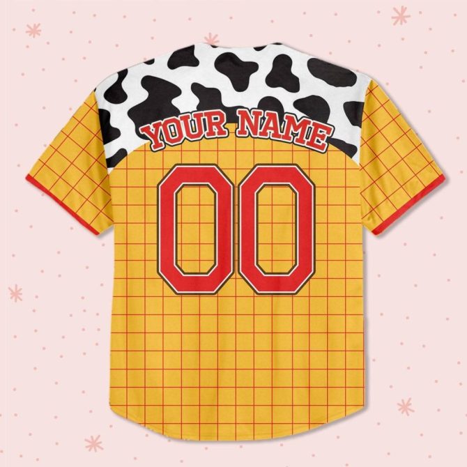 Customizable Kids/Youth/Adult Baseball Jersey - Fun Design, Add Your Name! - Image 4