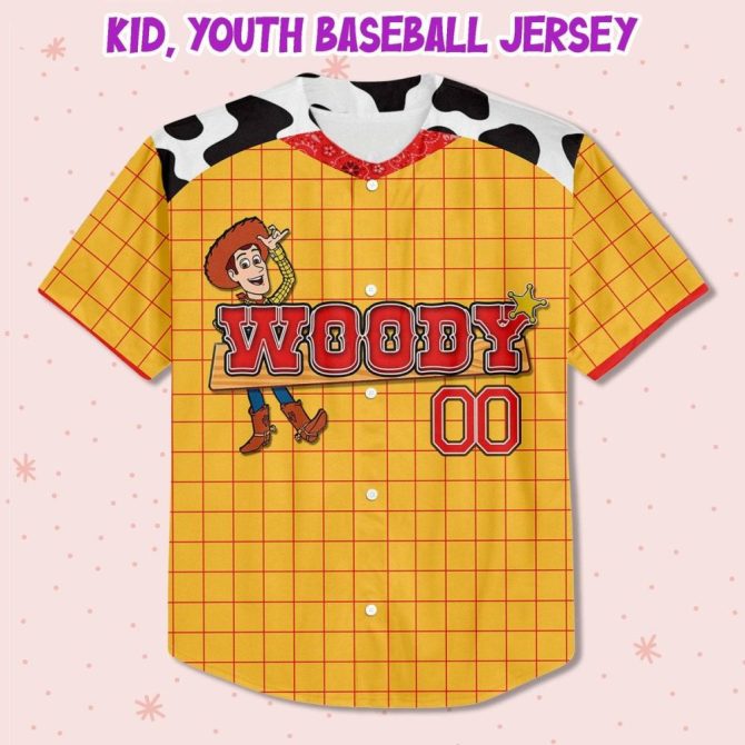 Customizable Kids/Youth/Adult Baseball Jersey - Fun Design, Add Your Name! - Image 3