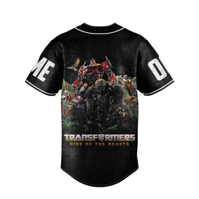 Transformers Rise Of The Beasts Custom Jersey - Power Is Primal Design, Add Name & Number - Image 4