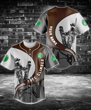 Custom Tree Climber Jersey - Personalized Arborist Shirt With Unique Design