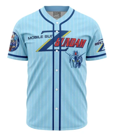 Mobile Suit Z Gundam Baseball Jersey – Anime Fan Apparel For Men & Women
