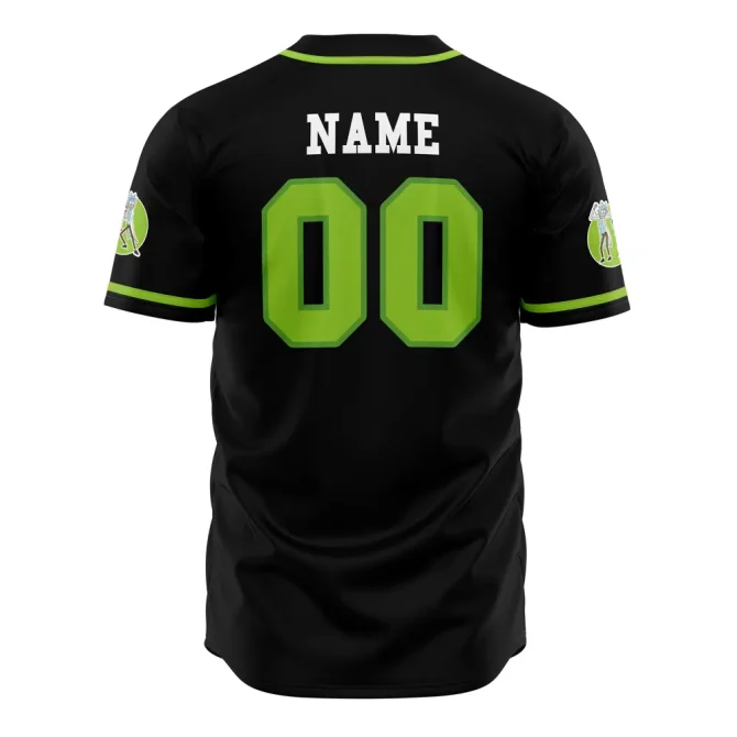 Custom Rick And Morty Baseball Jersey - Personalized Name & Number - Unisex Fan Apparel - Image 3