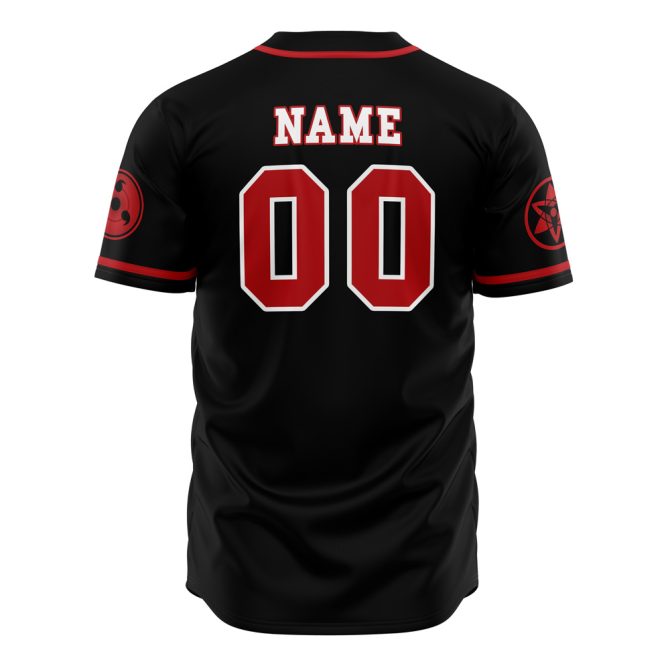Customizable Uchiha Clan Baseball Jersey - Anime-Themed Sportswear For Fans - Image 3