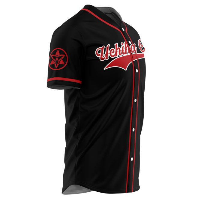 Customizable Uchiha Clan Baseball Jersey - Anime-Themed Sportswear For Fans - Image 4