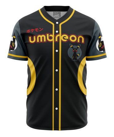 Umbreon-Themed Baseball Jersey For Pokemon Fans – Stylish & Comfortable Unisex Design