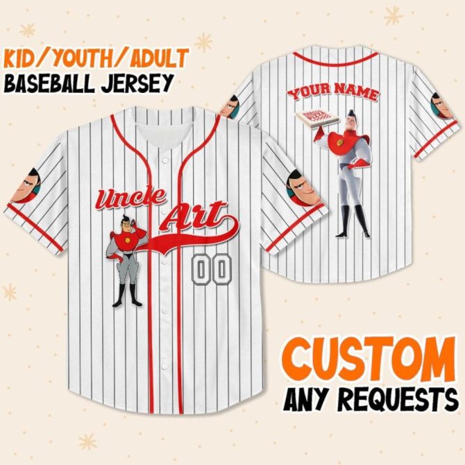 Customizable Youth/Adult Baseball Jersey - Add Your Name & Design For Unique Style