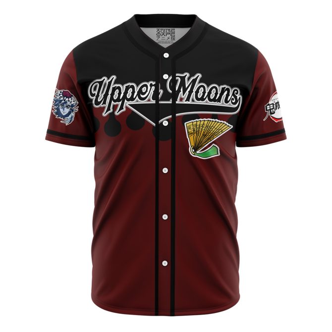 Anime-Inspired Upper Moons Baseball Jersey - Stylish, Comfortable & Unique Design
