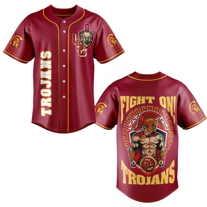 Fight On Trojans Jersey - Bold Usc Inspired Design, Perfect For Fans!