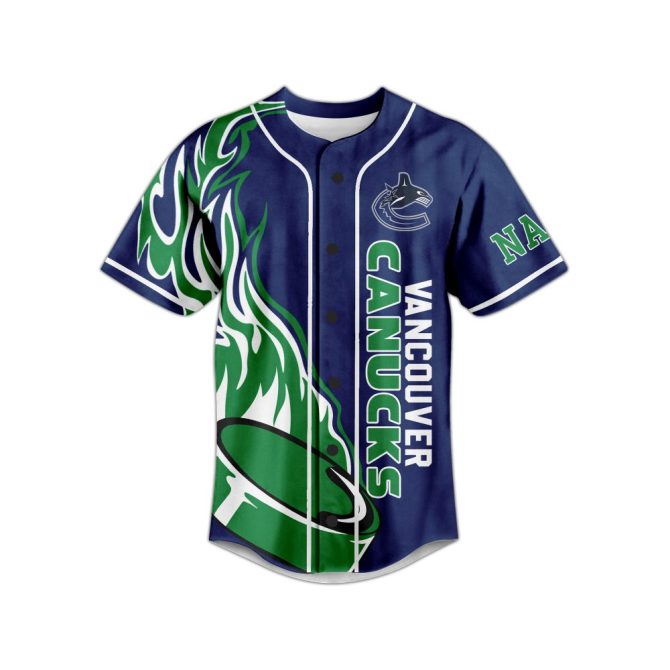 Vancouver Canucks Customizable Jersey - Personalized Name, Premium Fan Gear - Image 2