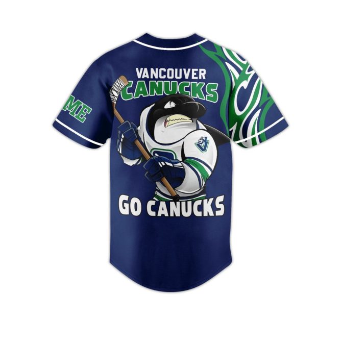 Vancouver Canucks Customizable Jersey - Personalized Name, Premium Fan Gear - Image 3