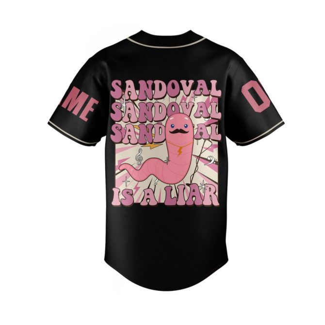 Customizable Scandoval Baseball Jersey – Unique Design, Personalize Name & Number! - Image 3