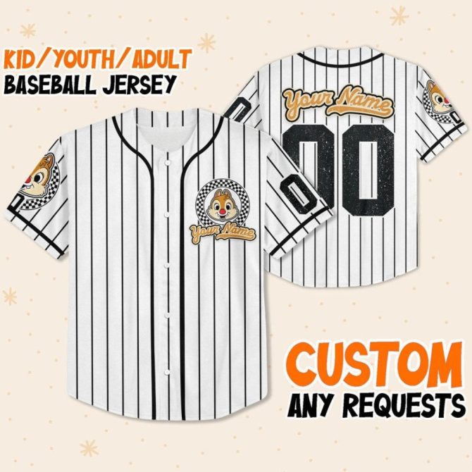 Custom Baseball Jersey For Kids/Youth/Adults - Personalized Name & Number - Perfect Gift! - Image 2