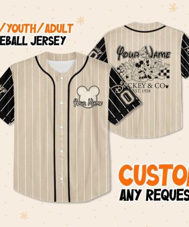 Custom Kids/Youth/Adult Baseball Jersey - Personalized Name & Design
