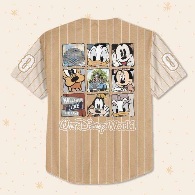 Customizable Kids/Youth/Adult Baseball Jersey - Add Your Name & Favorite Characters - Image 4