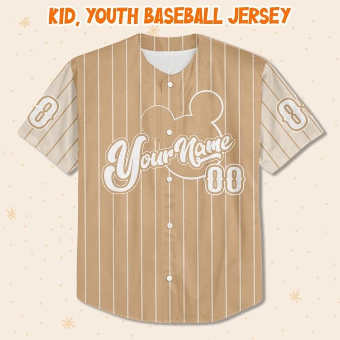 Customizable Kids/Youth/Adult Baseball Jersey - Add Your Name & Favorite Characters - Image 3