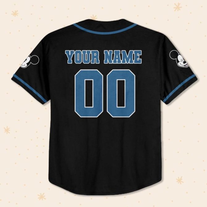 Custom Disney Baseball Jersey For Kids/Youth/Adults - Add Your Name! - Image 4