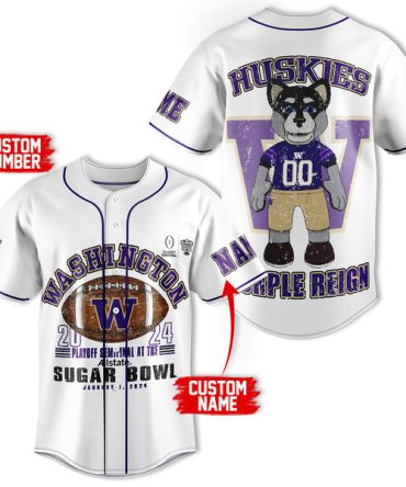 Custom Washington Huskies Sugar Bowl Jersey - Personalized Name & Number