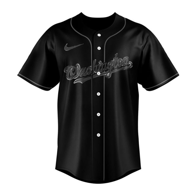 Exclusive 2023 Washington Nationals Black Jersey – Stylish Fan Gear For Game Day! - Image 2