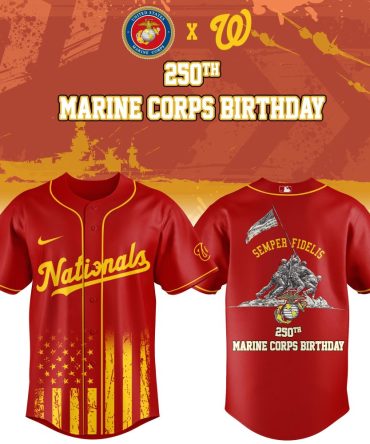 Celebrate 250Th Marine Corps Birthday With Exclusive Nationals Jersey - Limited Edition