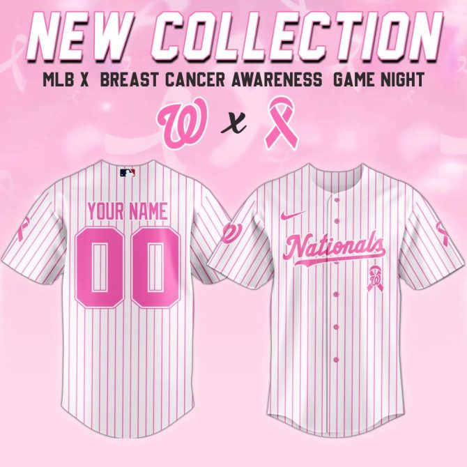 Custom Pink Mlb Jersey - Breast Cancer Awareness Edition - Limited Collection