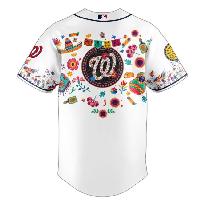Celebrate In Style: Nationals Hispanic Heritage Jersey - Limited Edition, Vibrant Design! - Image 3