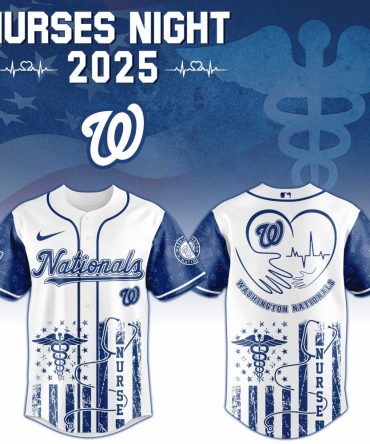 Celebrate Nurses Night 2025 With Nationals Custom Jersey – Limited Edition Tribute!