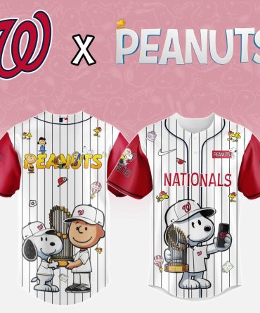 Exclusive Nationals X Peanuts Baseball Jersey – Limited Edition Fan Gear