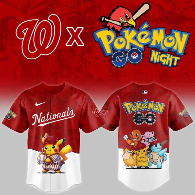 Exclusive Nationals X Pokémon Go Night Jersey – Catch 'Em All Style!