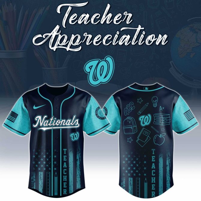 Celebrate Educators: Custom Teacher Appreciation Baseball Jersey – Perfect Gift!