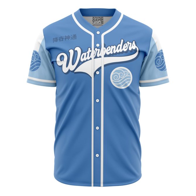 Custom Waterbenders Baseball Jersey - Personalized Name & Number - Blue Sports Fan Gear - Image 2